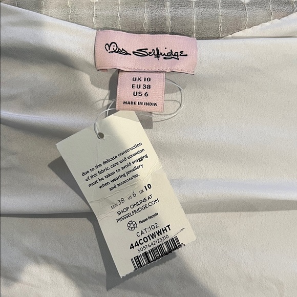 Miss Selfridge Fringe Beaded Shrug Evening Jacket - Picture 3 of 5